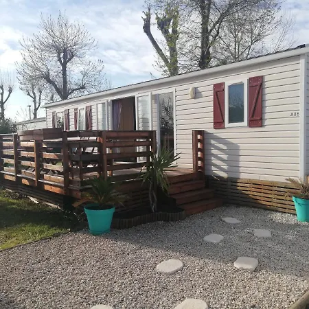Grand Mobil Home 3Chbr 2Sdb Camping La Carabasse Vias Exterior foto