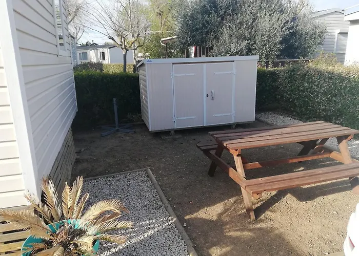Grand Mobil Home 3Chbr 2Sdb Camping La Carabasse