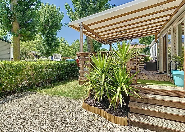 Grand Mobil Home 3Chbr 2Sdb Camping La Carabasse